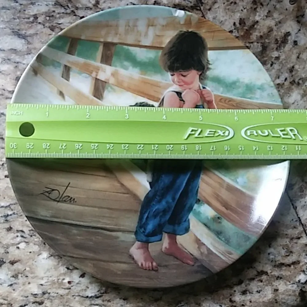 Donald Zolan. 1989 vintage plate